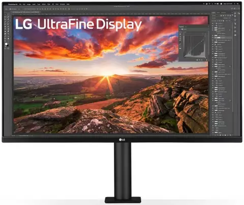 Lg 32UN880K-B 31.5 inch 3840x2160 5MS 60Hz HDMI DP 4K USB-C UHD Ergonomik Stant IPS Pivot Monitör