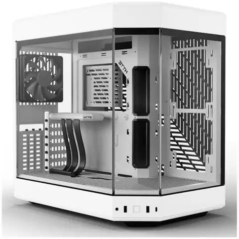 HYTE Y60 Beyaz Temperli Cam USB 3.2 E-ATX Premium Mid Tower Gaming Kasa (CS-HYTE-Y60-WW) – 2 Yıl Birebir Değişim Garantili