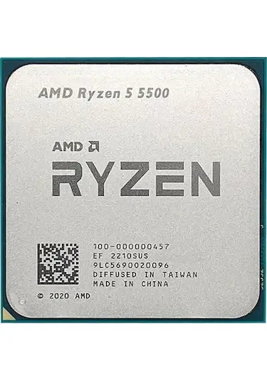 Amd Ryzen 5 5500 Sc-AM4 3.6Ghz 6 Çekirdekli 16MB 65W NO VGA Tray AMD İşlemci