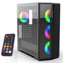 Inca EMG-17XN PSU YOK 4x12cm ARGB Fanlı Kumandalı Oyuncu Kasası