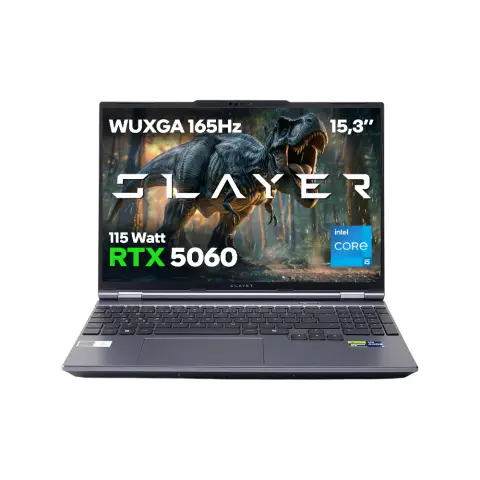 Game Garaj Slayer X5T2-5060 Intel Core i5 14450HX RTX5060 15.3" 165Hz WUXGA FreeDos Oyuncu Laptop