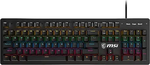 MSI Forge GK300 RGB Red Switch Kablolu Mekanik Oyuncu Klavyesi