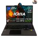 GameRaider IGNIA GR16 Intel Core i9-14900HX GeForce RTX 5070Ti 12GB 140W 16GB DDR5 2TB SSD 16 inç  2.5K QHD+ 300Hz W11 Home Gaming Laptop – Çanta Hediyeli