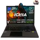 GameRaider IGNIA GR16 Intel Core i9-14900HX GeForce RTX 5070Ti 12GB 140W 48GB DDR5 1TB SSD 16 inç 2.5K QHD+ 300Hz FreeDos Gaming Laptop – Çanta Hediyeli
