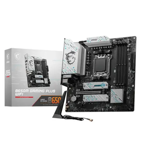 MSI B650M Gaming Plus Wifi 7200Mhz(OC) RGB M.2 AM5 DDR5 mATX Anakart
