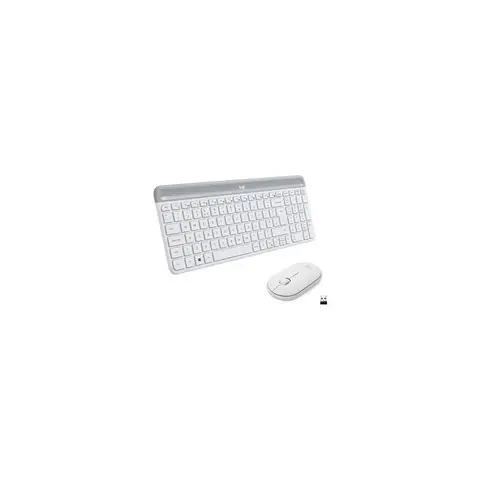 LOGITECH Mk470 Usb Kablosuz Klavye Mouse Set - Beyaz