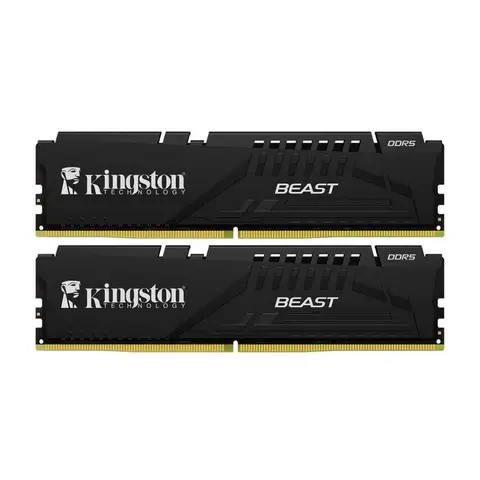 KINGSTON Beast Black 32GB (2x16GB) DDR5 6000Mhz CL36 Intel Xmp – Amd Expo Ram