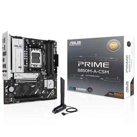 ASUS PRIME B850M-A-CSM 8000Mhz(OC) M.2 AM5 mATX Anakart
