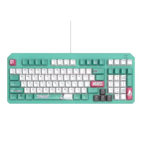 ASUS TUF Gaming K3 Gen II Hatsune Miku Edition %96 Red Switch RGB Gaming Klavye