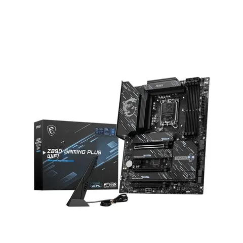 MSI Z890 Gaming Plus Wifi 9200Mhz(OC) Soket 1851 DDR5 Atx Anakart