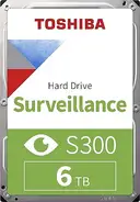 Toshiba S300 Surveillance HDWT860UZSVA SATA 3.0 5400 RPM 3.5" 6 TB Harddisk