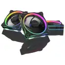 ASUS PRIME MR120 FAN ARGB 3IN1 3x120mm AURA Sync Siyah 3'lü Kasa Fanı