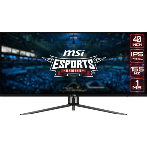 MSI 40" MAG401QR 155Hz 1ms HDMI DP HDR 400 Adaptive Sync UWQHD IPS Gaming Monitör