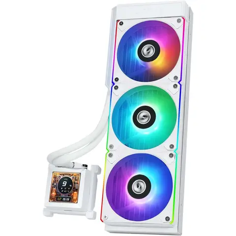 Lian Li Hydro-Shift LCD 360 Beyaz RGB 360 mm Intel(1700p/1851p)-AMD Uyumlu Sıvı Soğutucu