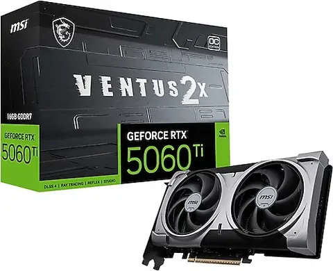 MSI RTX 5060 TI 16G Ventus 2X OC Plus G506T-16V2CP 128 Bit GDDR7 16 GB Ekran Kartı