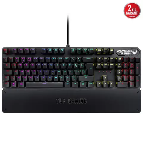 ASUS RA05 TUF K3 D/rd Red Switch Türkçe RGB Mekanik Klavye