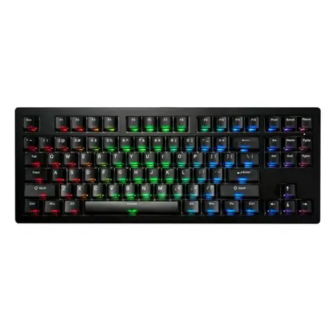 AKKO MONSGEEK M3 V5 HE White Transparent AstroAim Manyetik Switch 8K Hz Hall Effect Hotswap RGB Kablosuz İngilizce Gaming Klavye
