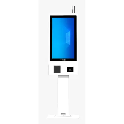 Tiwox K-3250W CI7 5. Nesil 16GB 256GB SSD 2D Barkod Okuyucu BarkodYAzıclı 32 inch Beyaz Kioski