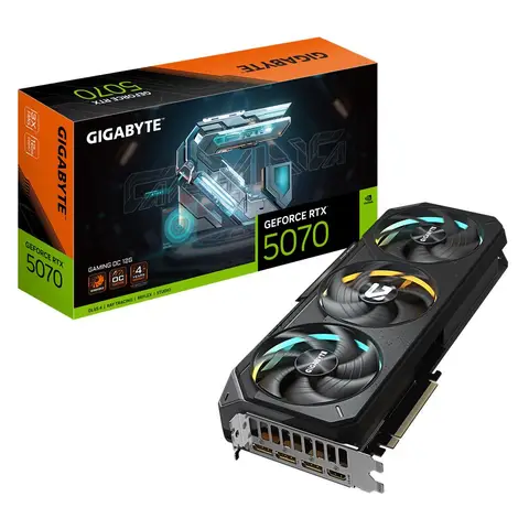 GIGABYTE GeForce RTX 5070 GAMING OC 12G 12GB GDDR7 192 Bit DLSS 4 NVIDIA Ekran Kartı