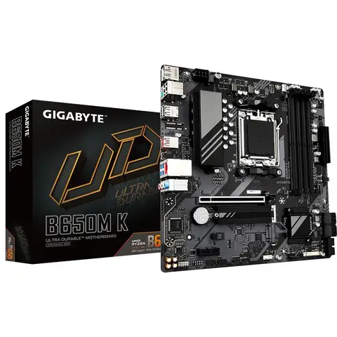 GIGABYTE B650M K AM5 DDR5 6400 DP M2 MATX ANAKART