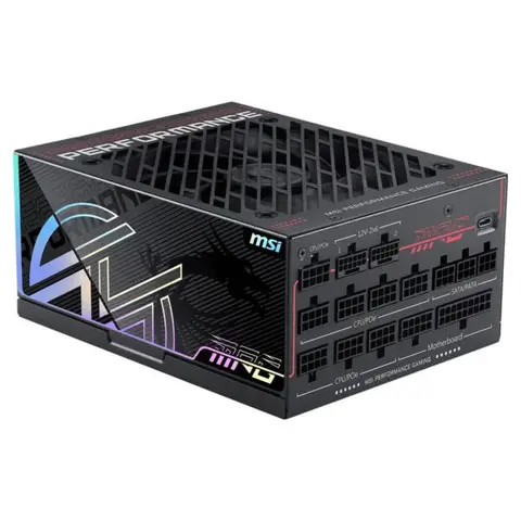 MSI MPG Ai1300TS PCIE5 1300W 80+ Titanium PCIe 5.1 Full Modüler ATX 3.1 Güç Kaynağı