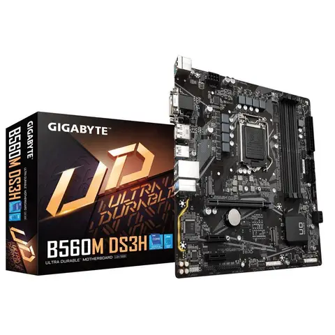 Gigabyte B560M DS3H V2 LGA 1200 DDR4 5333MHZ OC M.2 Anakart