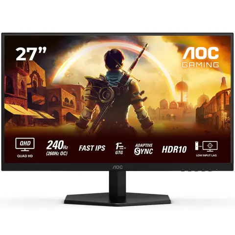 AOC Q27G42ZE 27" 260Hz (OC) 1ms HDMI DP AdaptiveSync HDR10 QHD FAST IPS Gaming Monitör