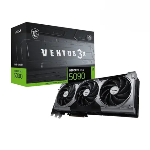 MSI GeForce RTX 5090 32G VENTUS 3X OC 32GB GDDR7 512 Bit DLSS 4 Ekran Kartı