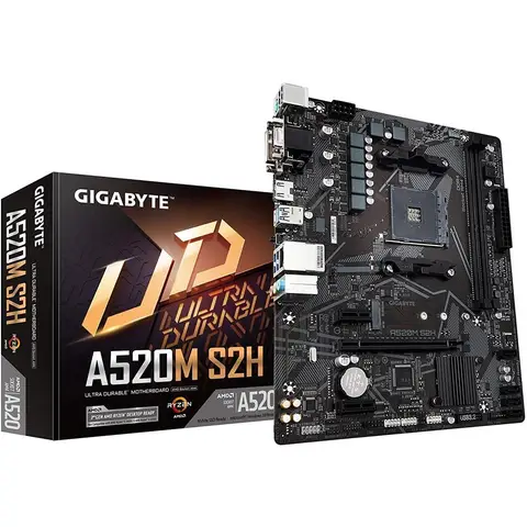 GIGABYTE A520M S2H AM4 DDR4 5100 (OC) M2 MATX ANAKART