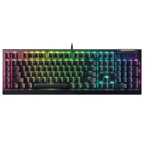 RAZER BlackWidow V4 X Green Switch Kablolu Türkçe RGB Mekanik Siyah Gaming Klavye