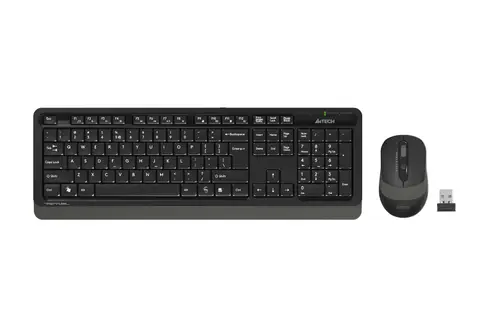 A4 Tech FG1010 Q TR Multimedia Kablosuz Gri Klavye Mouse Seti