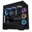 LIAN LI VECTOR V100R Tempered Glass Siyah USB 3.0 Atx Mid Tower Bilgisayar Kasası