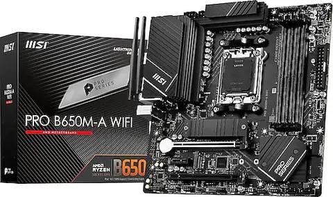 MSI Pro B650M-A Wi-Fi AMD AM5 DDR5 Micro ATX Anakart