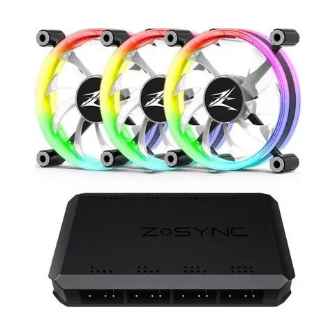 Zalman ZM-LF120A3 3x12cm Çift Taraflı ARGB Kontrol Üniteli Prenium Kasa Fanı