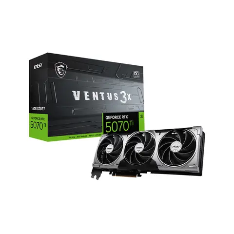 MSI RTX 5070 TI 16G VENTUS 3X OC 16GB GDDR7 256bit Ekran Kartı