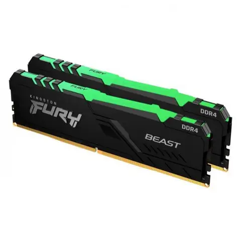 Kingston KF432C16BB2AK2/64TR 64 GB (2x32) DDR4 3200Mhz CL16 Beast RGB Bilgisayar Bellek