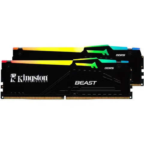 KINGSTON 64GB (2x32) Beast RGB EXPO/XMP 6400MHz CL32 DDR5 Dual Kit Ram