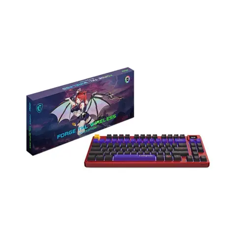 MSI Forge TKL Kablosuz İngilizce Mekanik MLG EDITION RGB Oyuncu Klavyesi