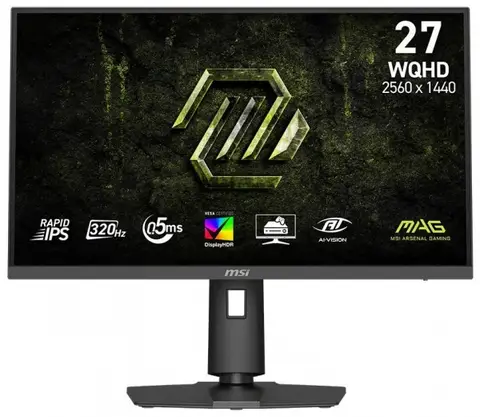 Msi MAG 274QPF X32 27 inch 2560x1440 0.5ms 320Hz HDMI DP Adaptive-Sync Rapoid IPS Monitör