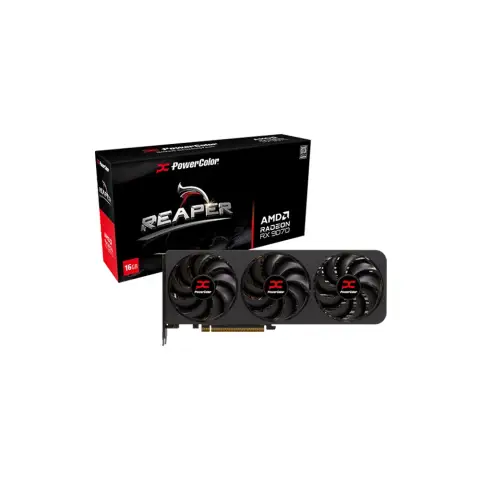 PowerColor Reaper RX9070 16G-A 16GB 256Bit GDDR6 Ekran Kartı