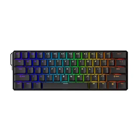 AKKO MONSGEEK FUN60 Ultra Shine-Through White TMR Hall Effect Manyetik Switch 8K Hz ARGB Kablosuz Hotswap Gaming Klavye