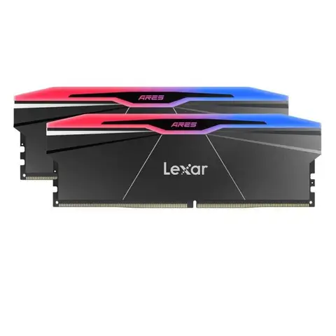 Lexar ARES 2nd Gen RGB 48GB (2x24GB) 7600MHz CL38 INTEL XMP 3.0 – AMD EXPO DDR5 Heatsink Ram (LD5U24G76C38BR-RGD)