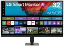 Lg 32U701SB-B 31.5 inch 3840x2160 5ms 60HZ HDMI USB-C 4K UHD Smart WebOS 4K IPS Monitör