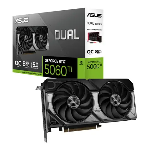ASUS DUAL GeForce RTX 5060 Ti OC 8GB GDDR7 128 Bit DLSS 4 Ekran Kartı