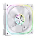 1ST PLAYER FN7R 120MM REVERSE 4PIN PWM + 3PIN ARGB TEKLİ BEYAZ KASA FANI