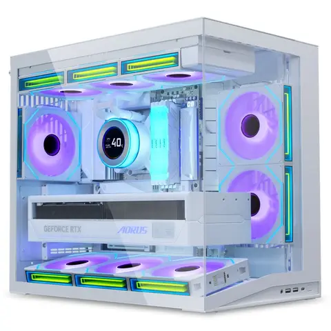 Lian Li O11 Dynamic Mini V2 Beyaz Mid-Tower Bilgisayar Kasası