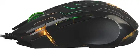 A4 Tech X89 USB 2400Dpi 8 Tuşlu Siyah-Labirent Optik kablolu Oyuncu Mouse