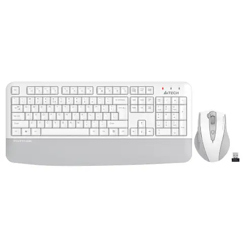 A4 Tech FG2500S PLUS Fstyler Q TR 2.4GHz Multimedia Beyaz Kablosuz Klavye Mouse Set
