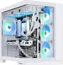 Bitfenix MH100 750W 80+ Bronze PSU 4x120mm FRGB Fan ATX Temperli Cam Beyaz Gaming (Oyuncu) Kasa