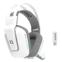 AQIRYS Alya V2.0 White Wireless RGB 3D Stereo Kablosuz Gaming Kulaklık – 2 Yıl Birebir Değişim Garantili